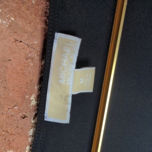 Michael‎ Kors Medium Tank Top w/ Silver Statement Neckline - Picture 4 of 8